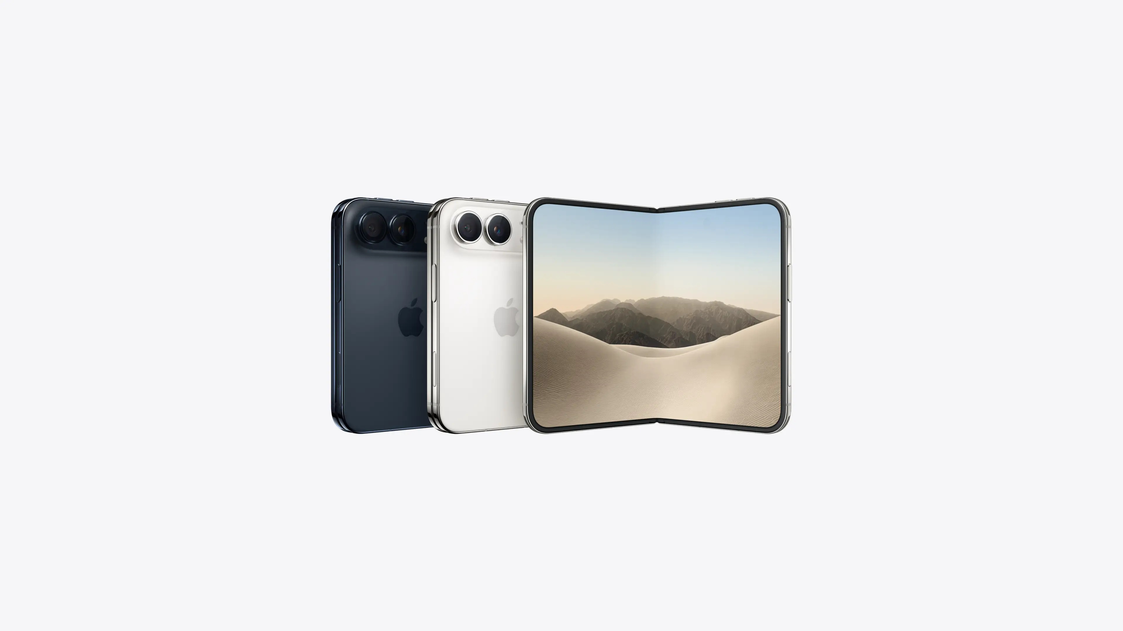 The iPhone Duo goes on sale next month (Apple)