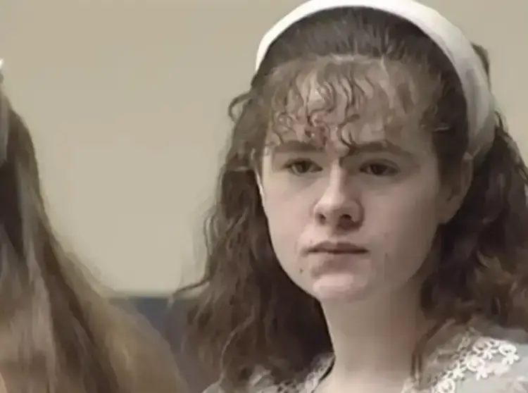 Christa Pike, pictured in 1995, could be heard snoring after the curtain to the execution chamber was drawn (WBIR10)
