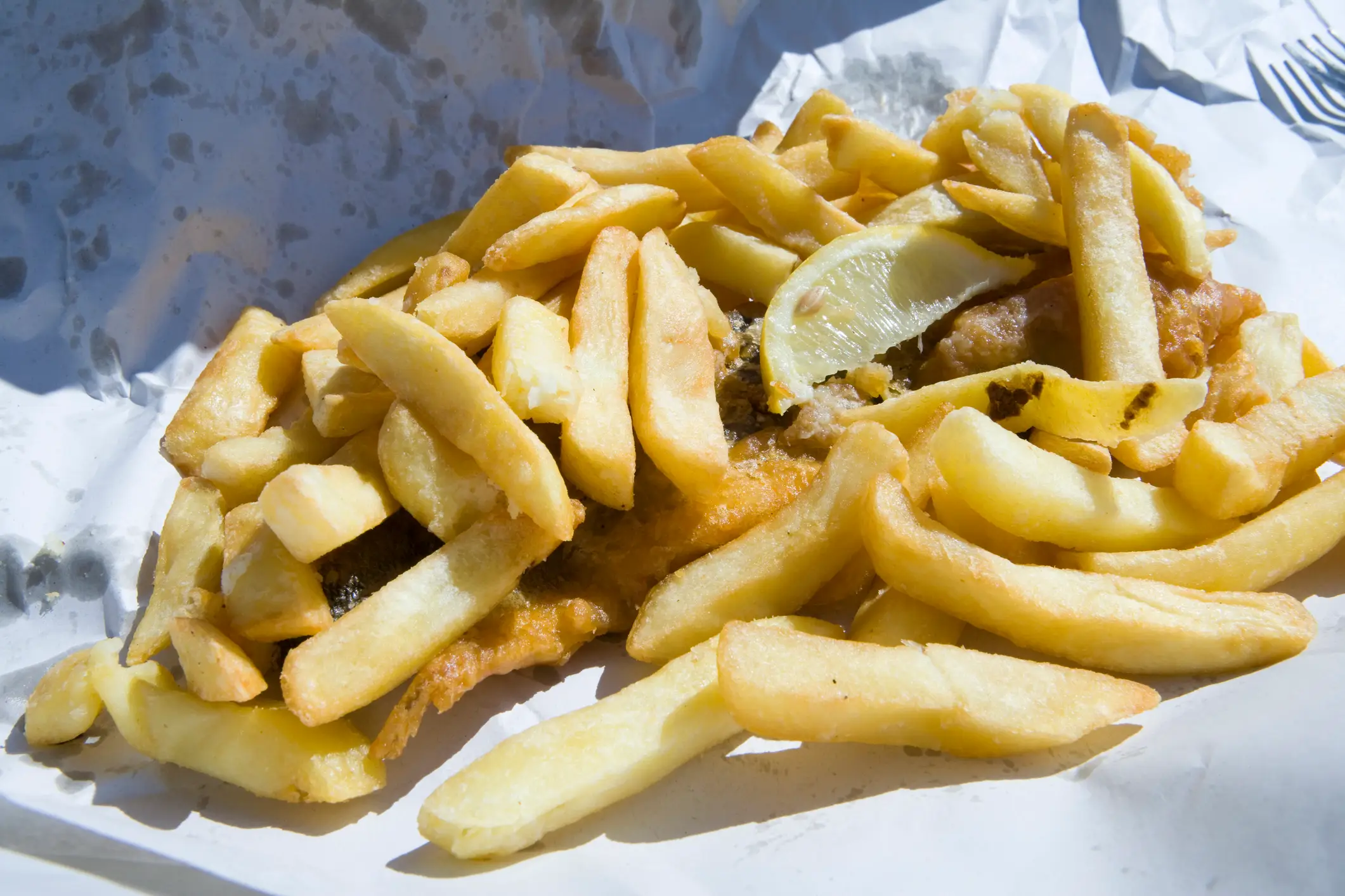 There may be a secret ingredient in his fish and chips.