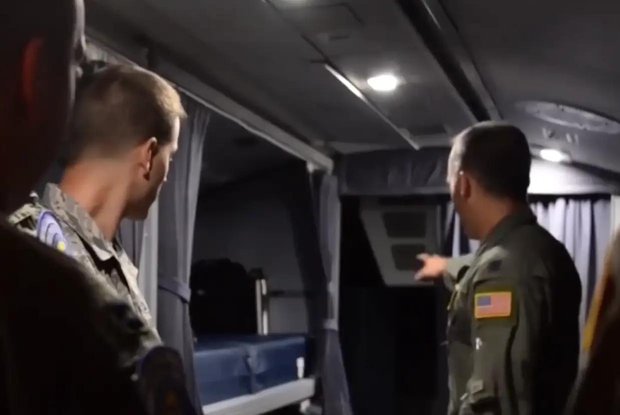 In the event of disaster officials would be able to get on board the plane and still give orders, whether anyone would hear them is another matter. (US Department of Defense/CNBC)