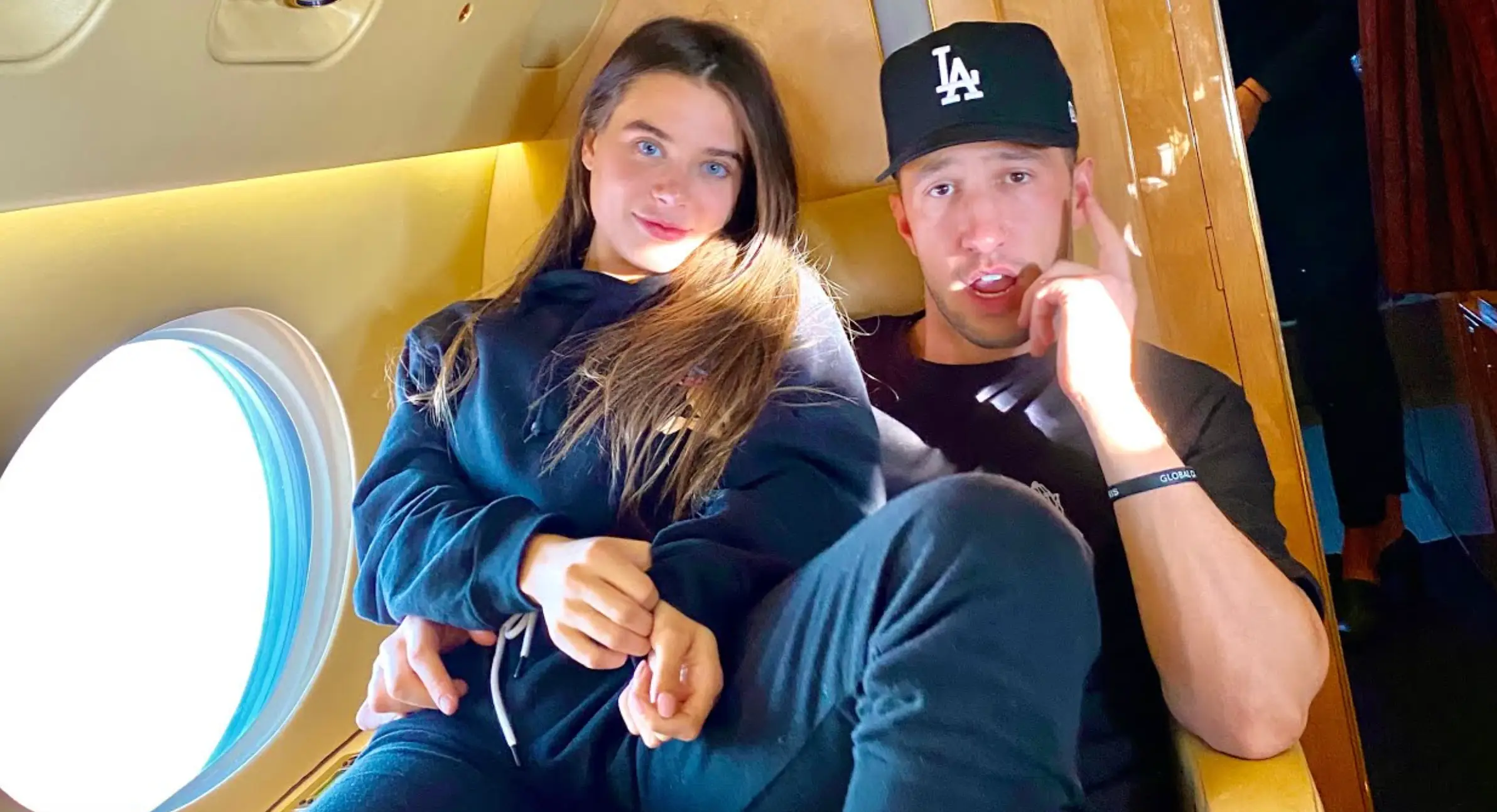 The pair dated for around a year, and remained friends afterwards (YouTube/Mike Majlak Vlogs)