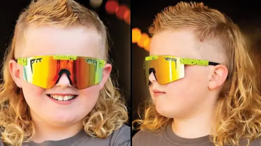 8-year-old boy wins USA mullet championship for his iconic hairdo