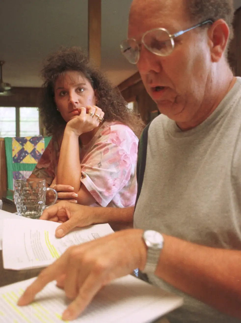 Dickerson shot her ex-husband when he attacked her (YouTube/TheCrimeZone)