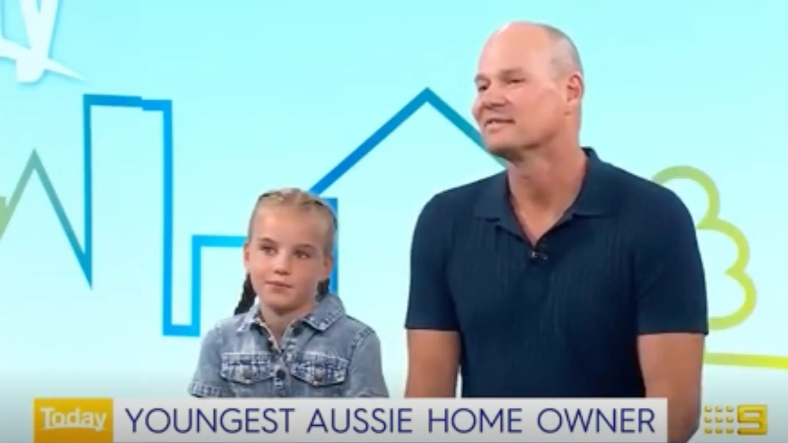 Eight-year-old Ruby has already saved up for her first house.
