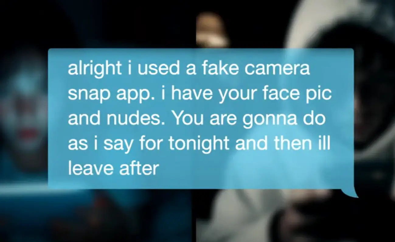 Police released some of the messages that Alexander McCartney sent to one of his victims (PSNI)