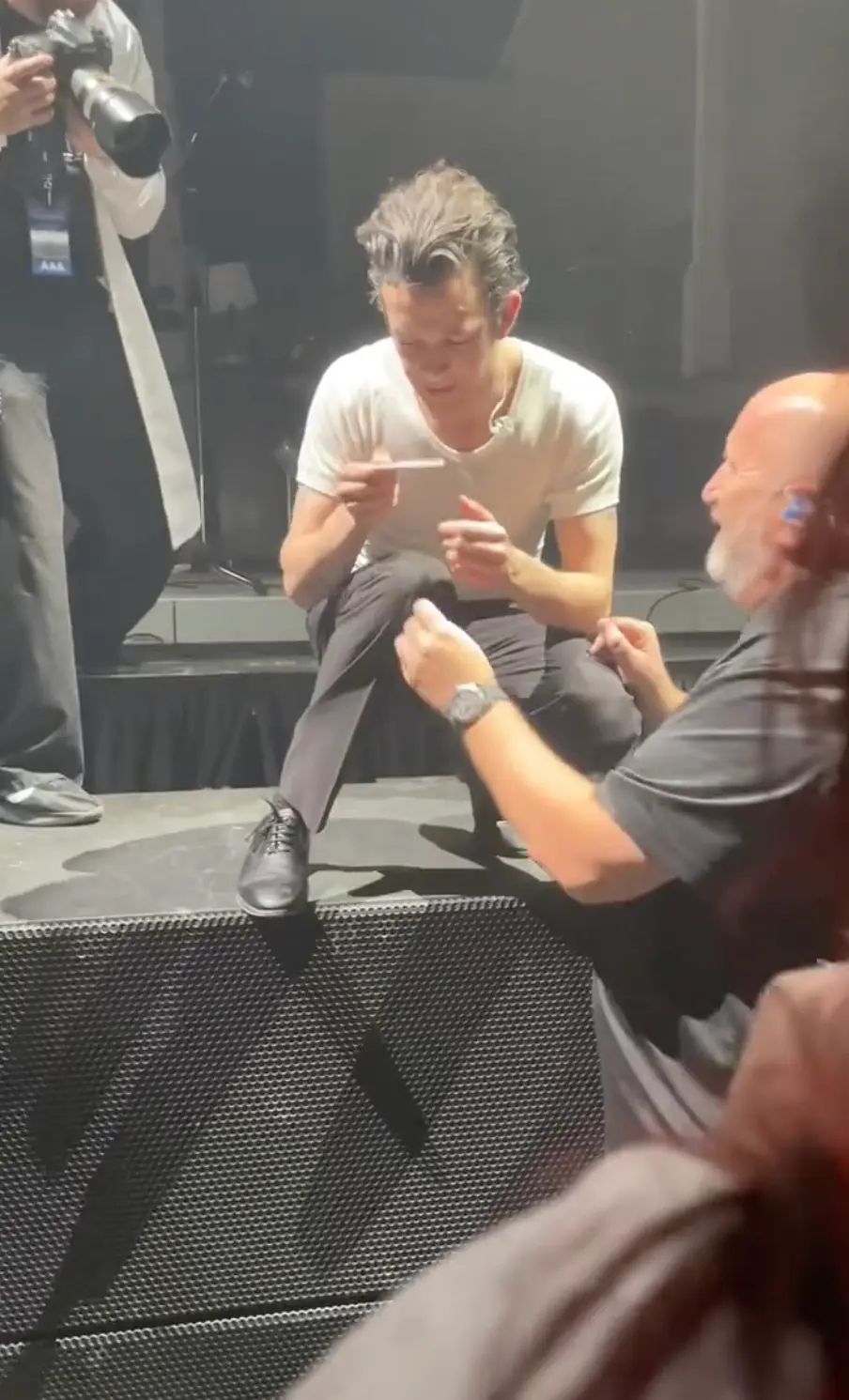 Some people described the interaction as 'creepy'.