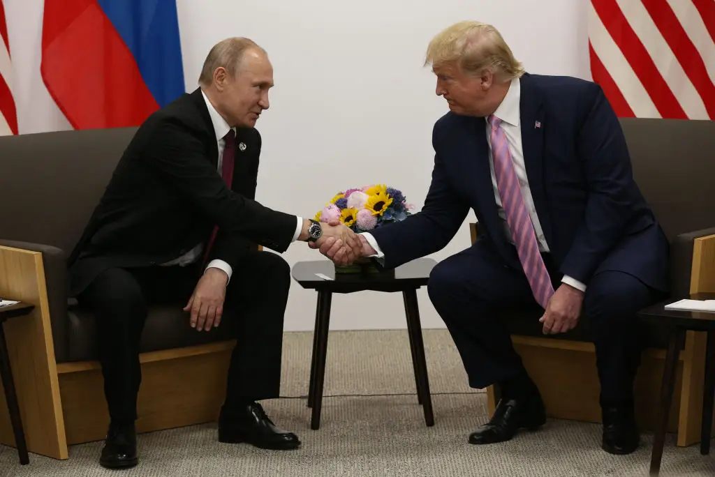Trump seemed confident that a peace deal would be struck with Putin (Mikhail Svetlov/Getty Images)