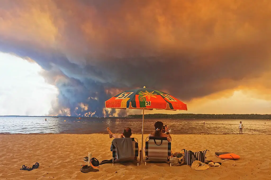 The fires are spreading through France and Spain (Maximilien LAMY / AFP via Getty Images)