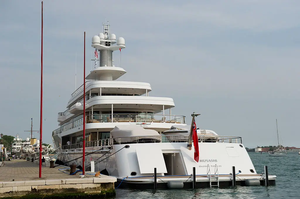 One of many yachts owned by Larry Ellison (Marco Secchi/Corbis via Getty Images)