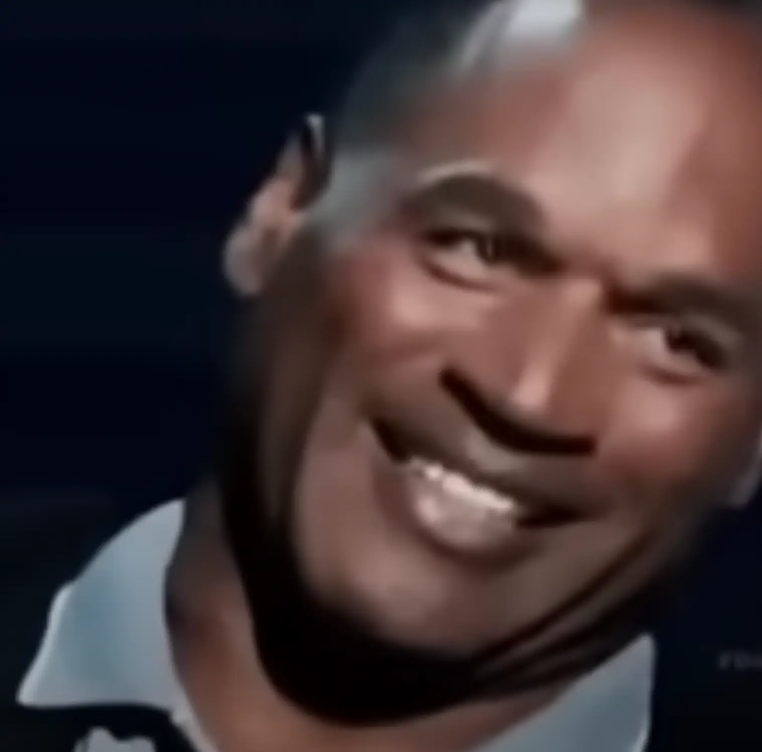 Simpson laughed throughout the interview (Fox)