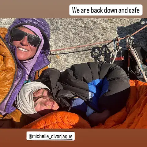 The pair are more than grateful for being saved (Instagram/@faymanners)