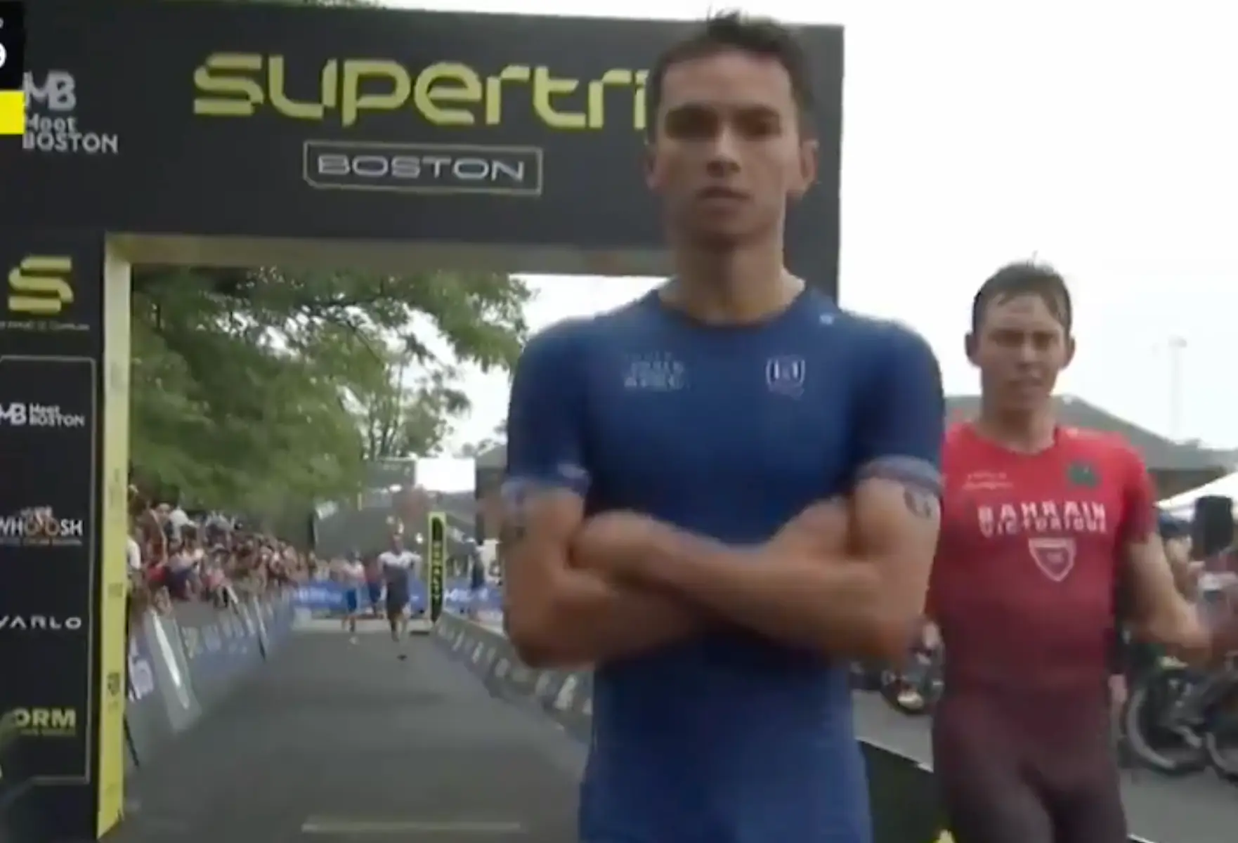 Yee's celebration seemingly got under Wilde's skin. (X/@Supertri)