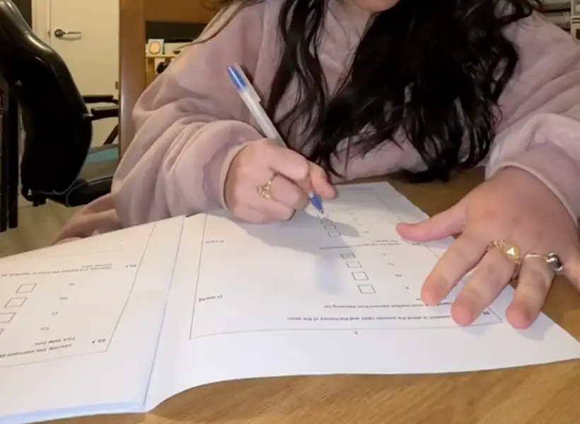 Trisha addressed her struggle in a video (TikTok/@pcfgstudy)