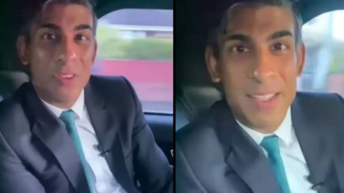 Police 'looking into' video of Rishi Sunak not wearing a seatbelt