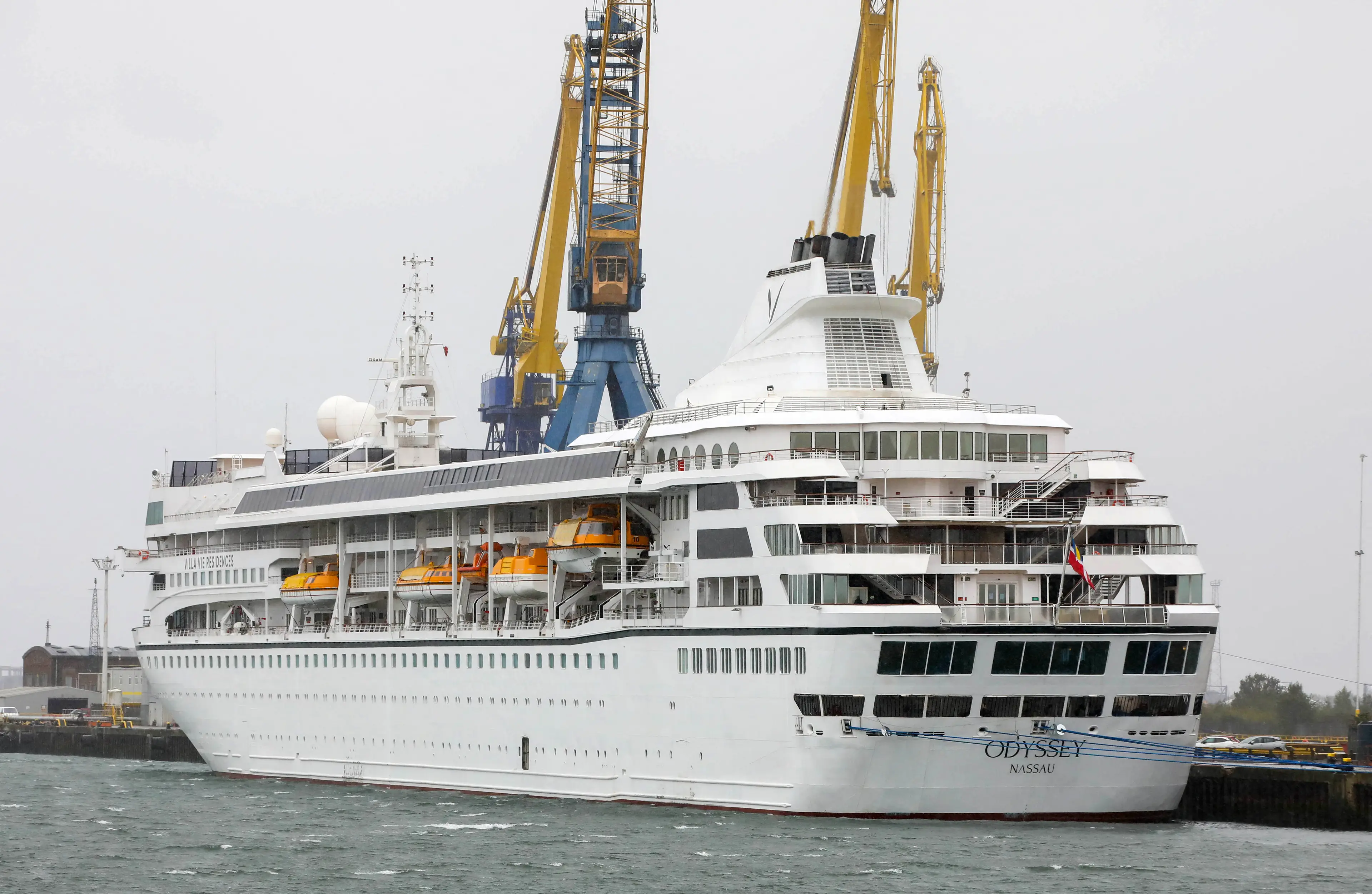 They have finally managed to get underway on their global voyage. (PAUL FAITH/AFP via Getty Images)