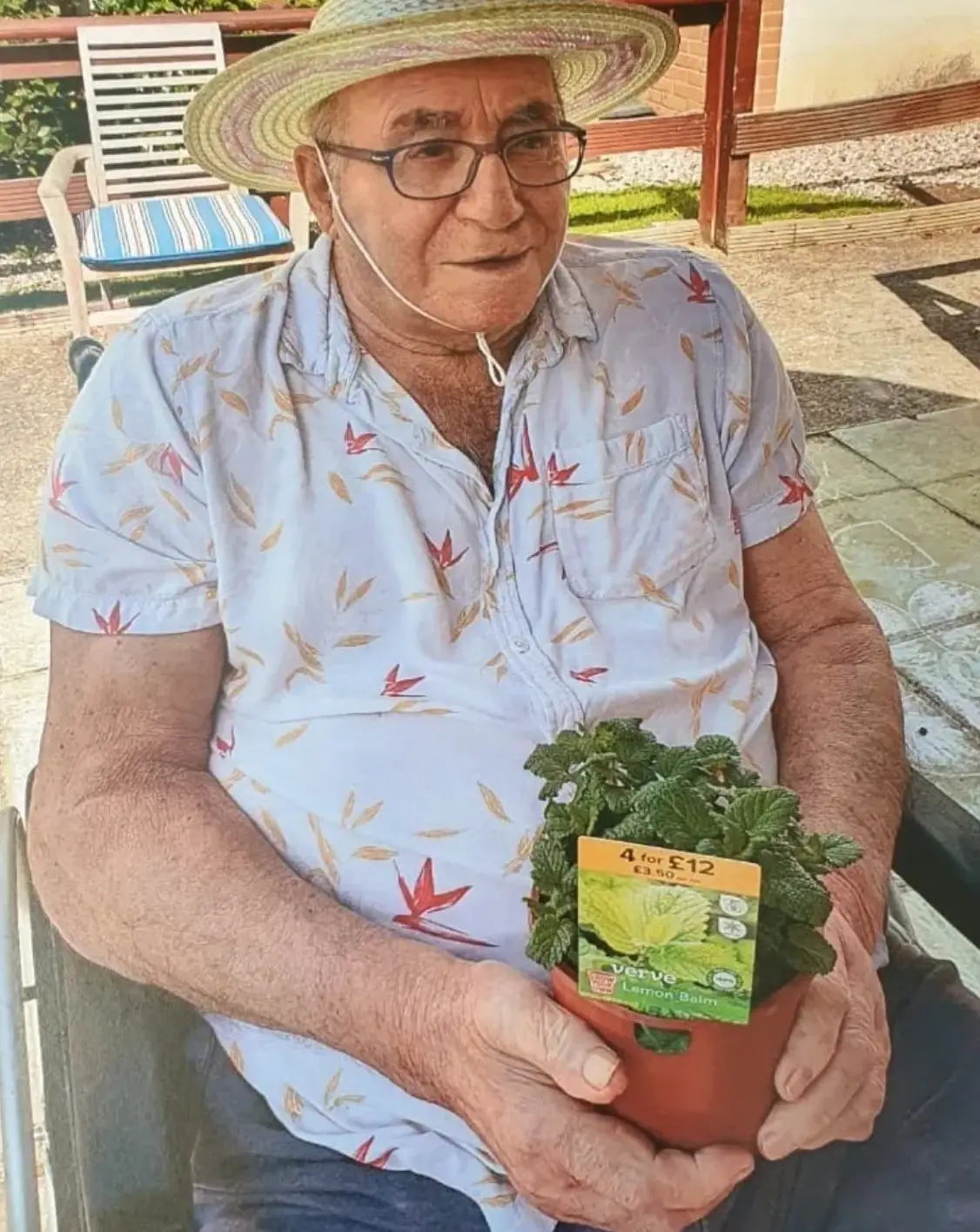 Donald Burgess was taken to hospital after the incident where he passed away after contracting Covid (Family handout)