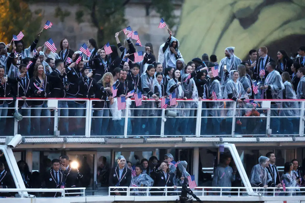 As always, Team USA was packed out with 592 athletes. (Carmen Mandato/Getty Images)