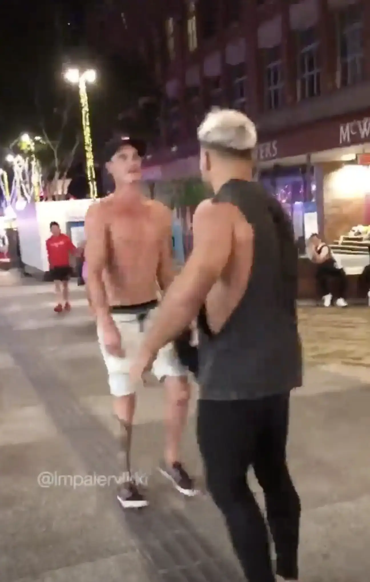 The MMA fighter stayed incredibly calm during the encounter.