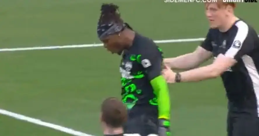KSI saves penalty at Sidemen Charity Match