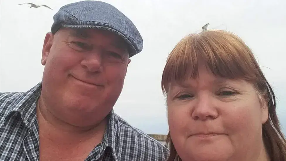 Her husband Bob had to take her for a hot drink to calm her down (BBC/Susan Johnson)