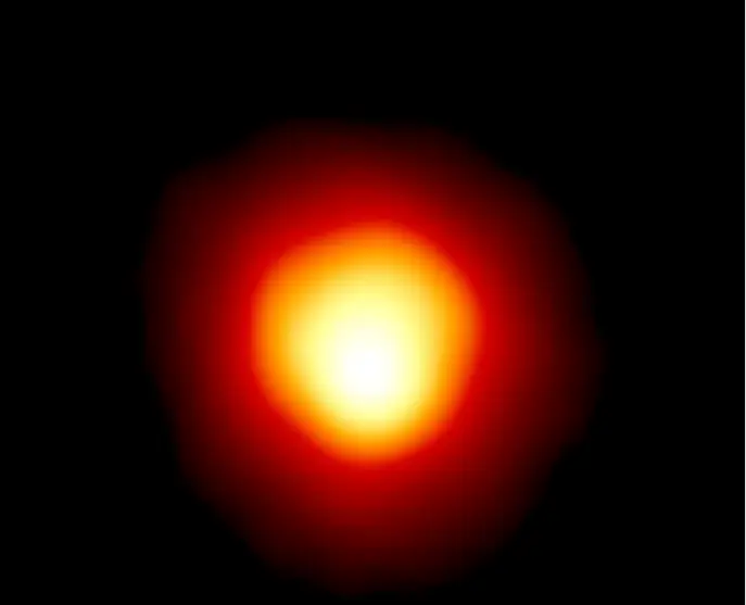 Betelgeuse, captured by the Hubble telescope (Andrea Dupree (Harvard-Smithsonian CfA), Ronald Gilliland (STScI), NASA and ESA)