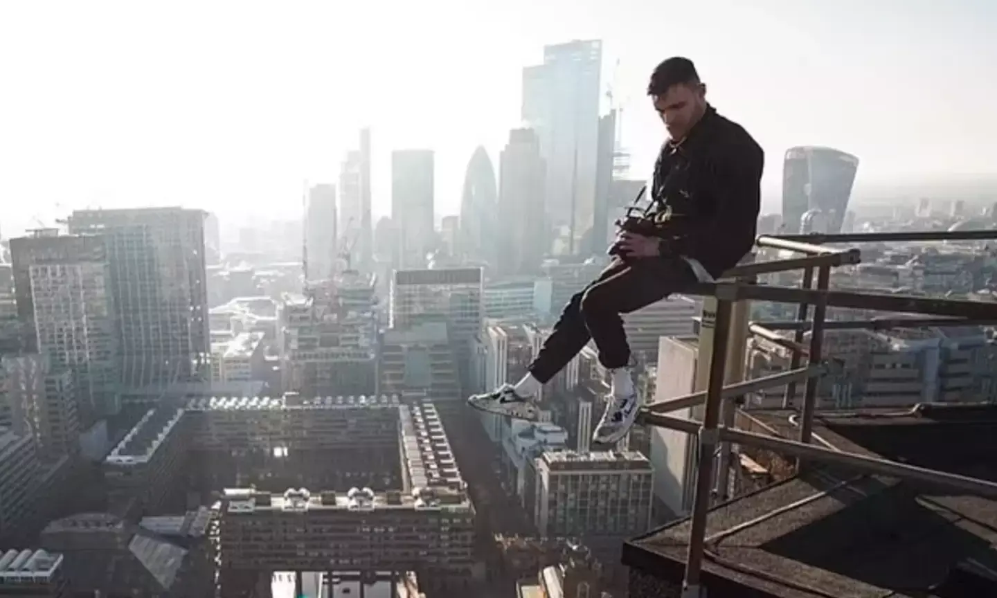 Lewis had built a platform online by showcasing his daring adventures (Lewis Stevenson/Facebook)