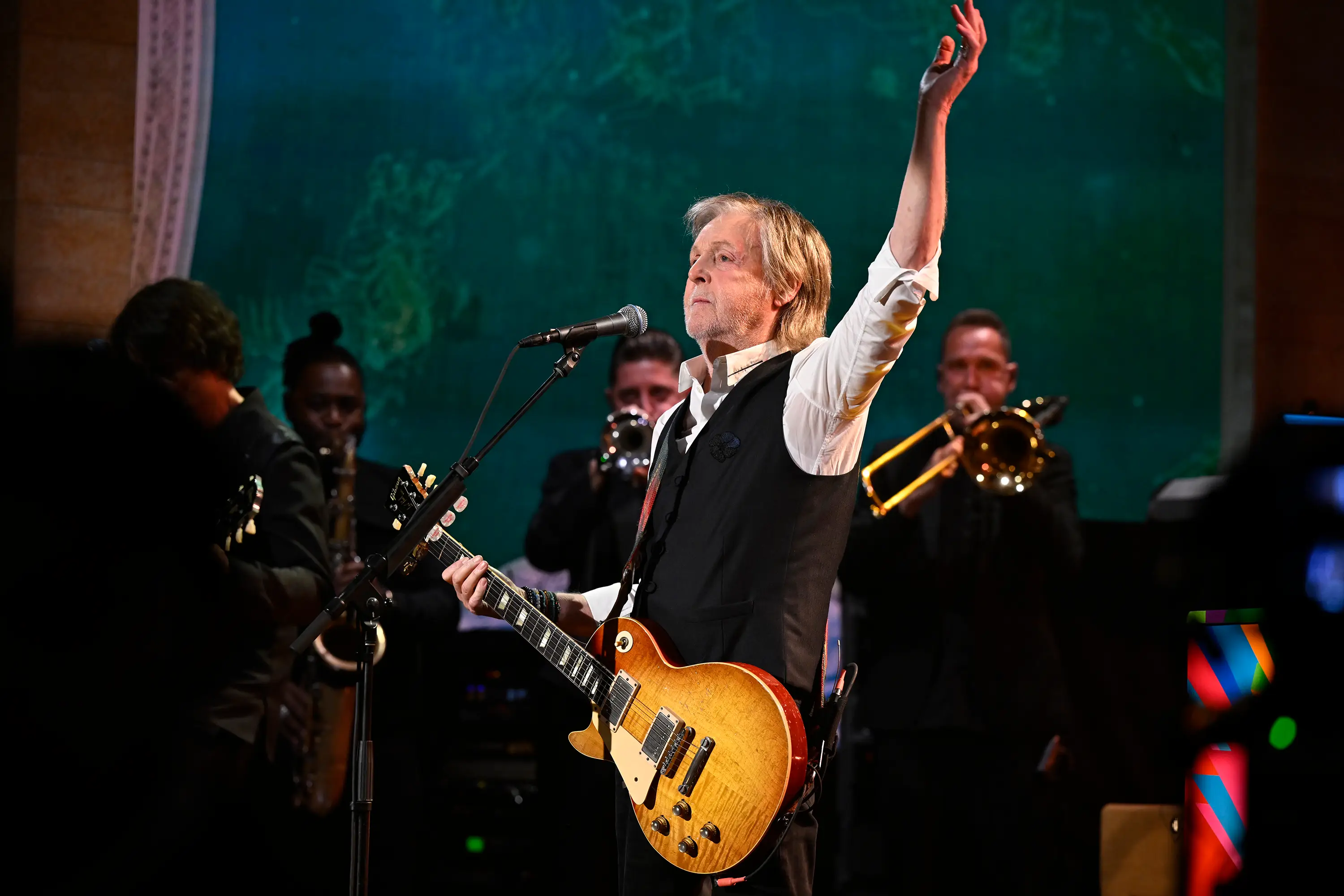 A true music legend. (Todd Owyoung/NBC via Getty Images)