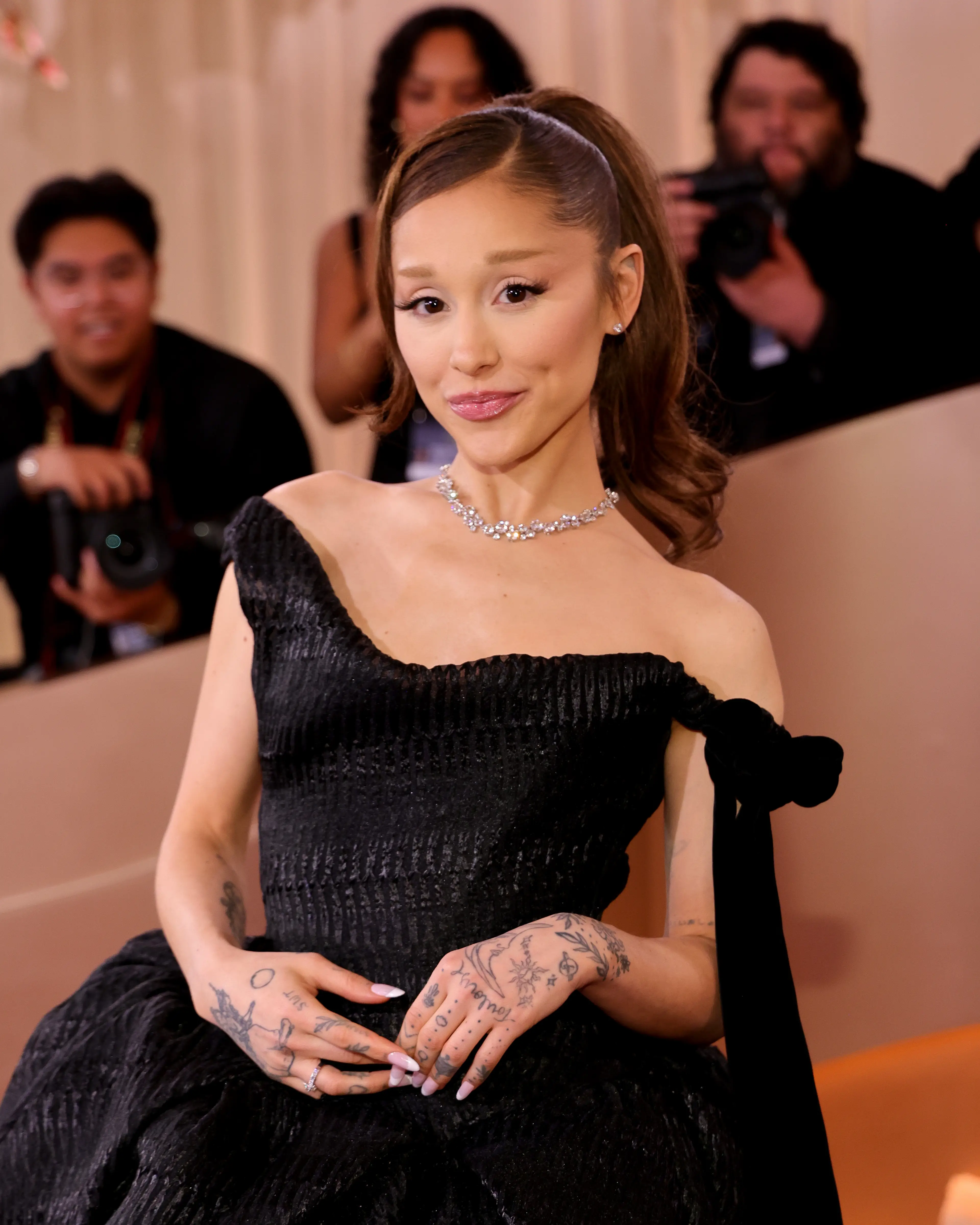 Grande had been set to make her West End debut in the show. (Savion Washington/2026GG/Penske Media via Getty Images)