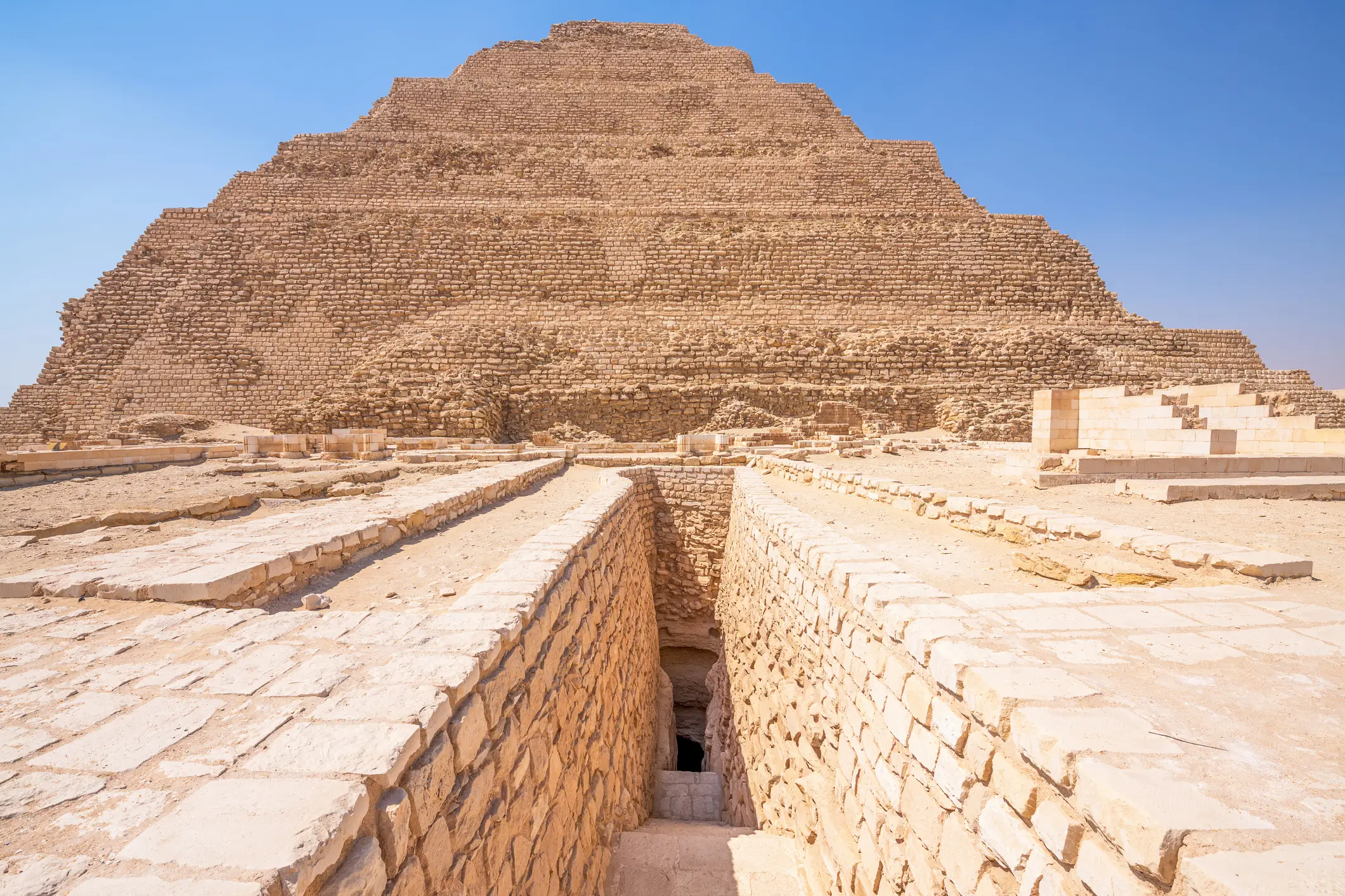 The Stepped Pyramid of Djoser, Saqqara (Getty Stock Images)