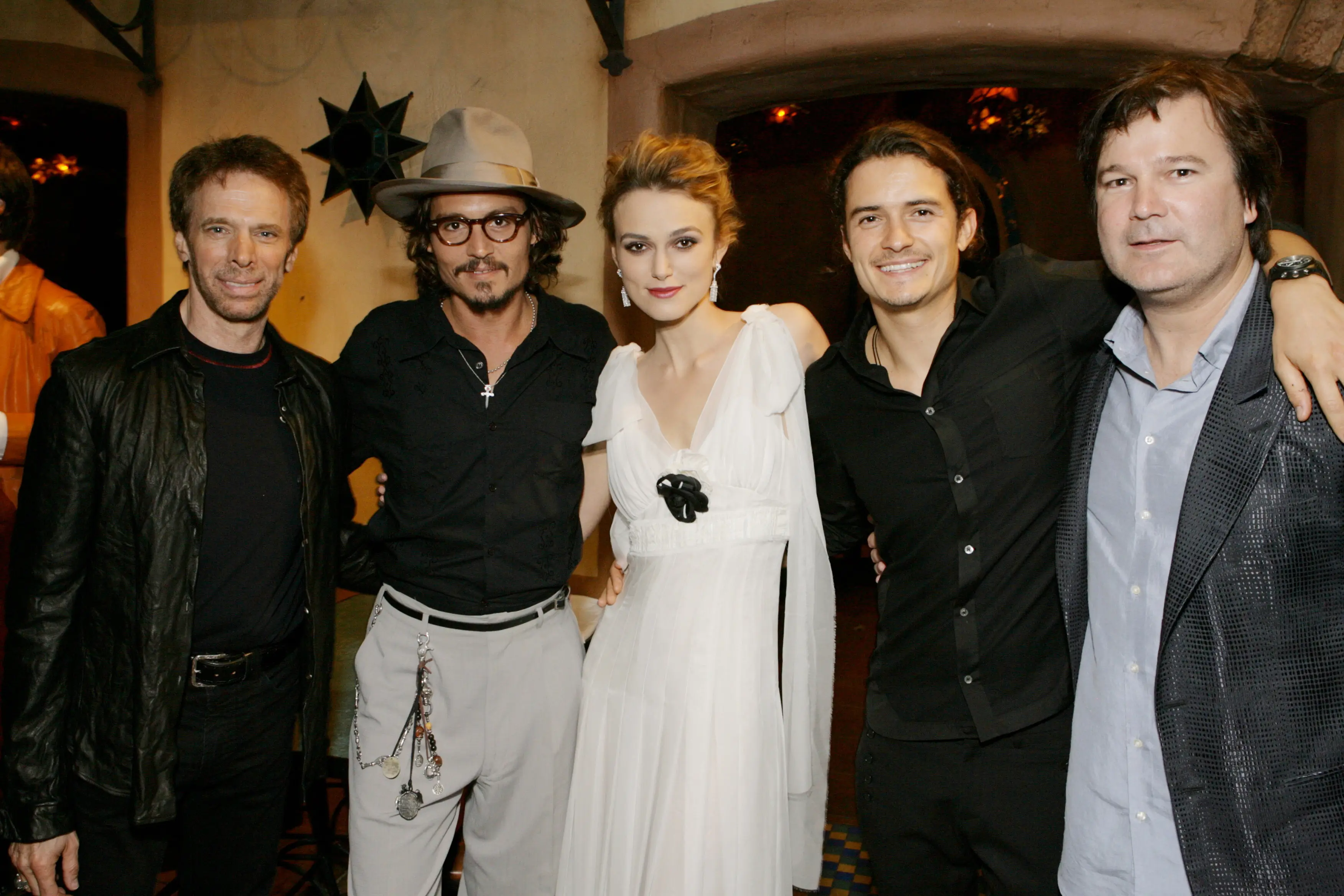 Keira Knightley starred alongside Johnny Depp and Orlando Bloom in the Pirates of the Caribbean film series (E. Charbonneau/WireImage for Disney Pictures)