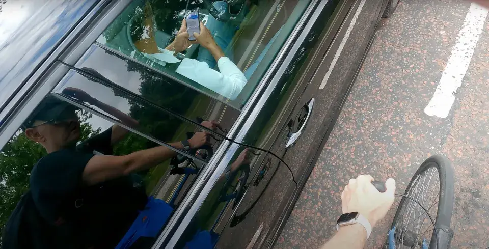 Riaz Rattansi was caught swiping away on Tinder while stuck in slow-moving traffic last year.