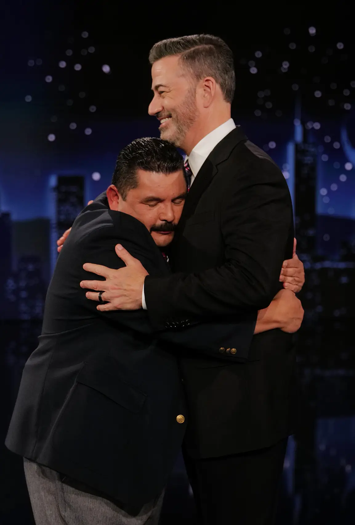 Kimmel was clearly happy to be back (Randy Holmes/Disney via Getty Images)