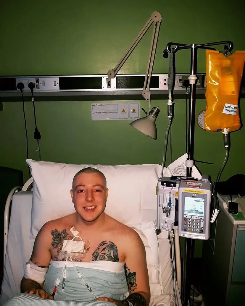 Ryan was diagnosed with stage 3 non-seminoma, while Sean had a grade 1 seninoma (Supplied)