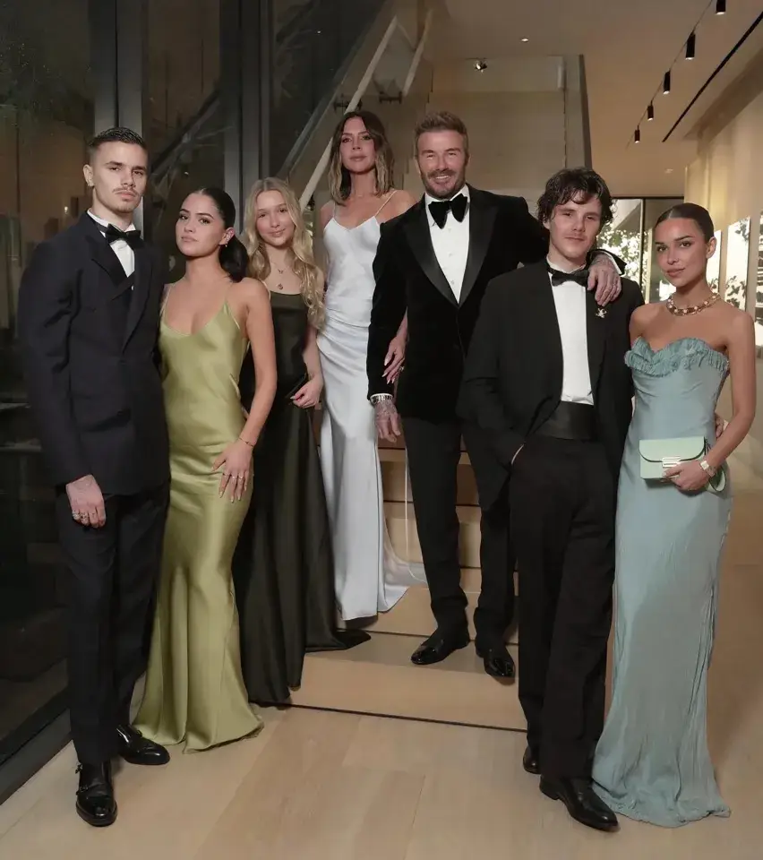 The eldest Beckham and his wife didn't celebrate David's 50th birthday (Instagram/victoriabeckham)