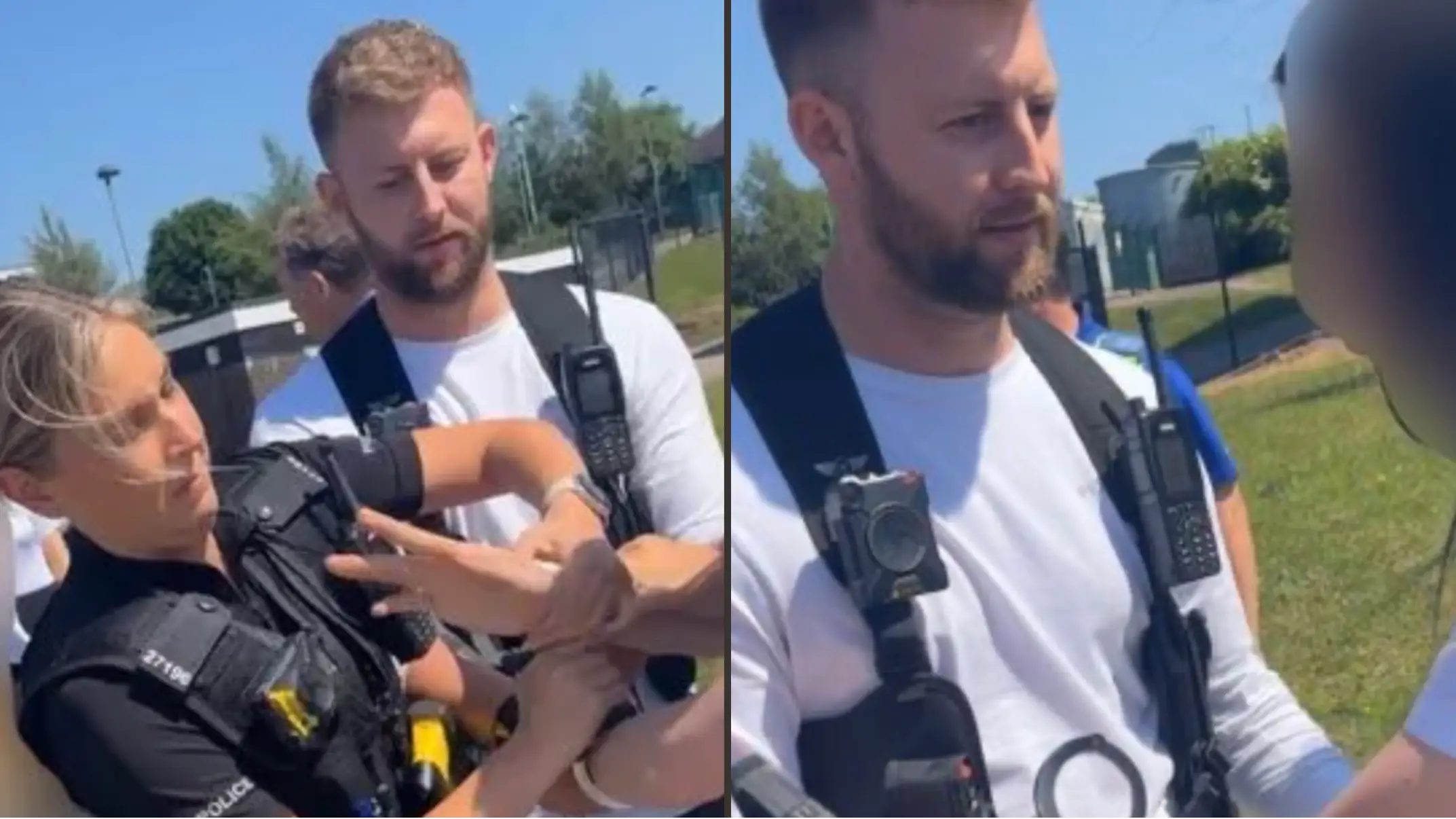 Parents furious as daughter, 16, gets 'handcuffed while trying to sign school leavers' shirts'