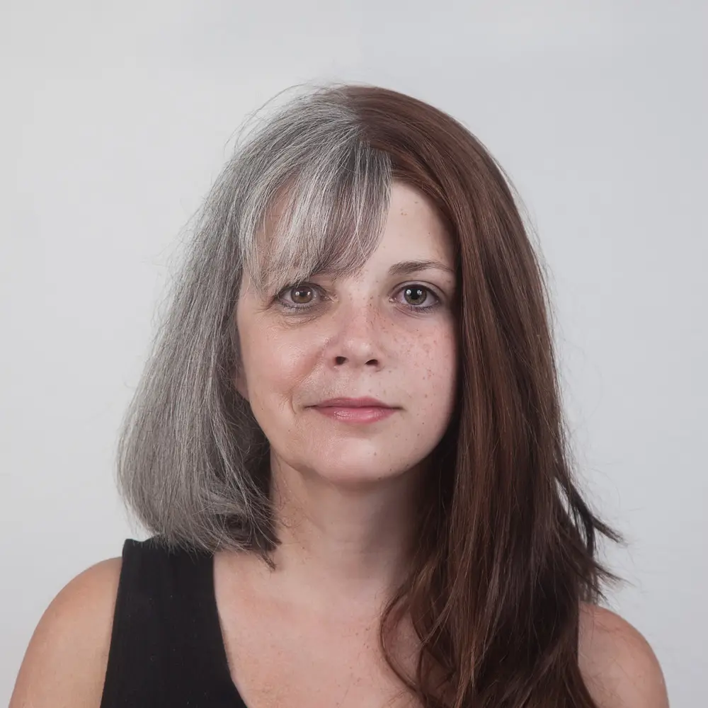 The photographer said the merging of pictures of his daughter and her grandmother meant a lot to him (Ulric Collette Genetic Portraits)