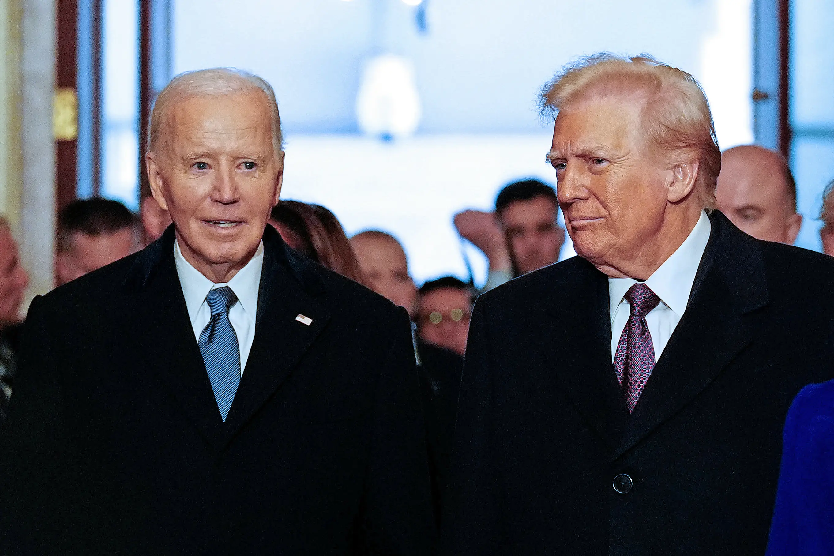 Donald Trump and Joe Biden previously faced off as Republican and Democrat candidates in two Presidential elections (MELINA MARA/POOL/AFP via Getty Images)