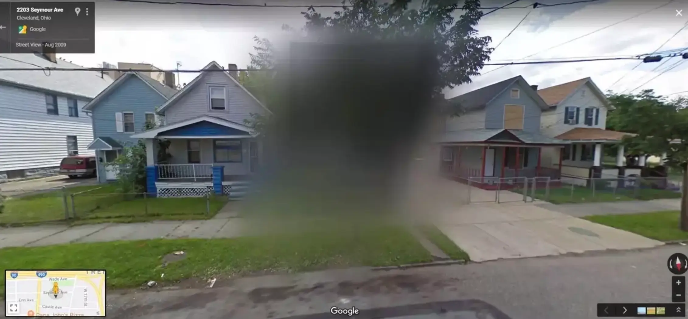 What's going on here? (Google Maps)