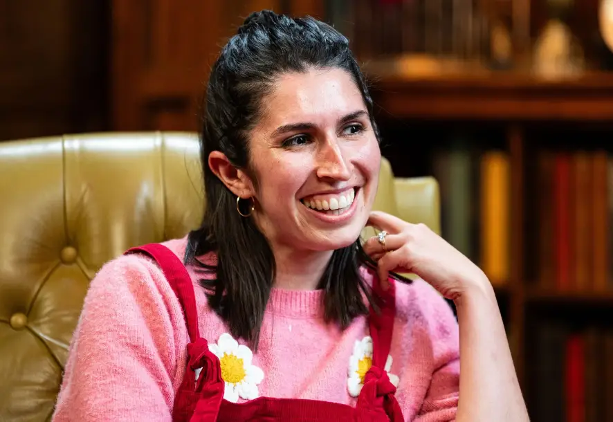 Charlotte is pretending to be Welsh (sometimes), but she's not married to fellow contestant Alexander as some Traitors fans have speculated (BBC)