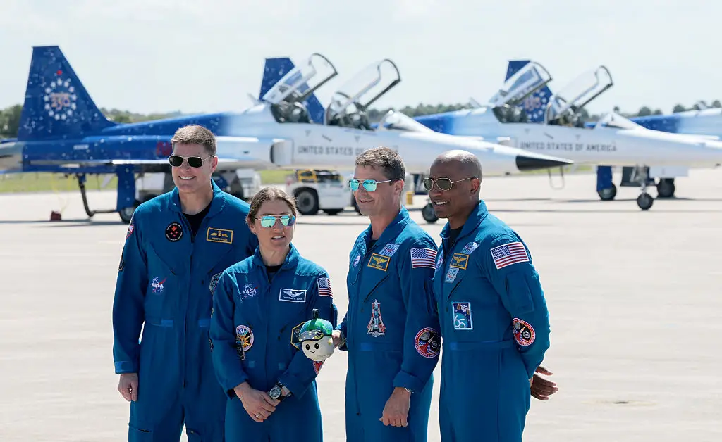 The crew are now officially in space after a successful launch (Joe Raedle/Getty Images)