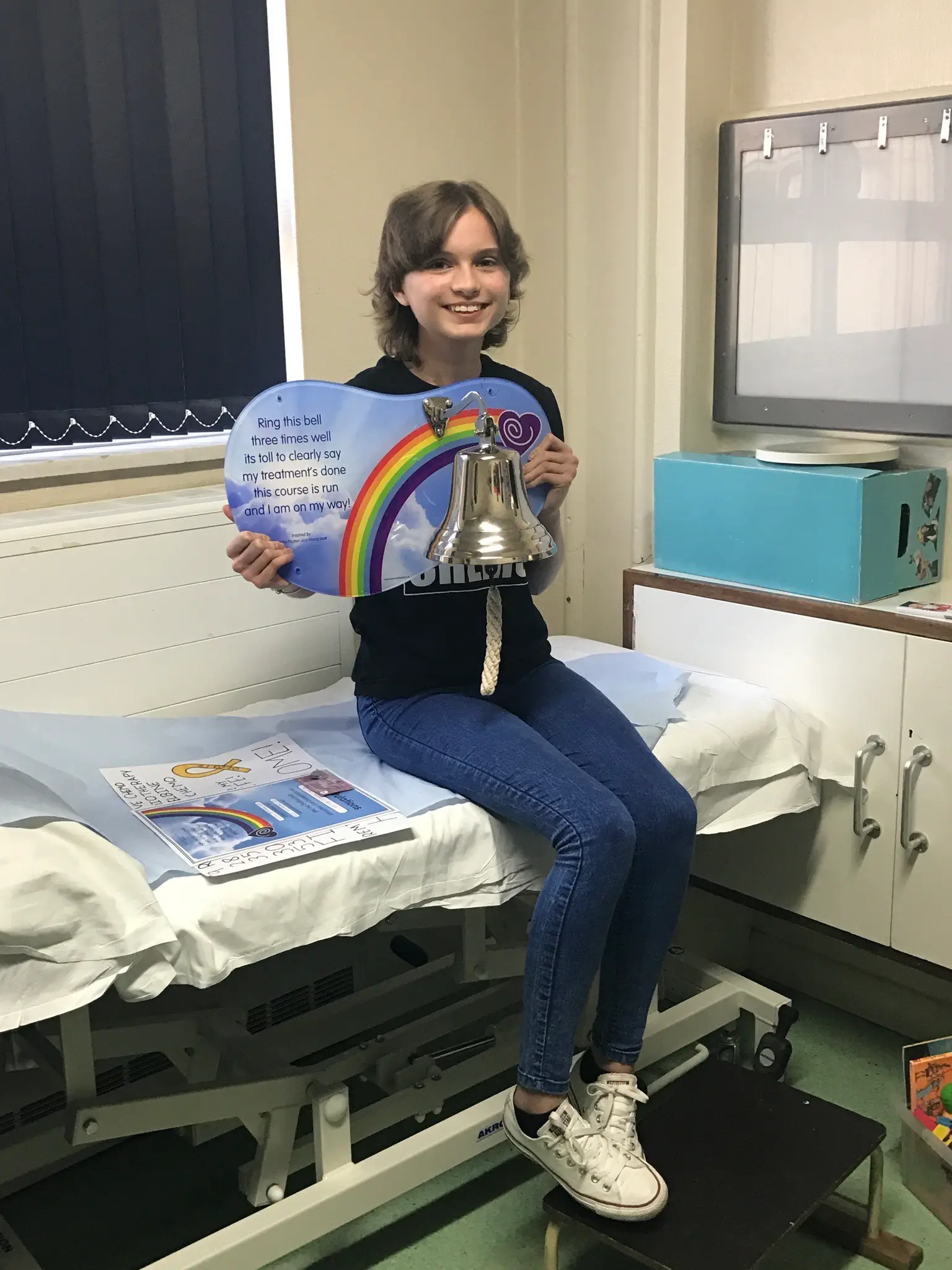 Ellie was diagnosed with cancer in 2015, having not told her parents about the symptoms for seven months (PA Real Life)