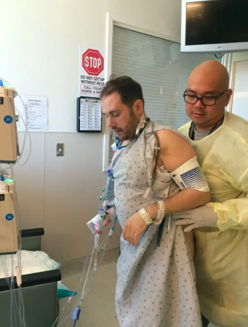 They didn't think he would make it. (Media Drum World)