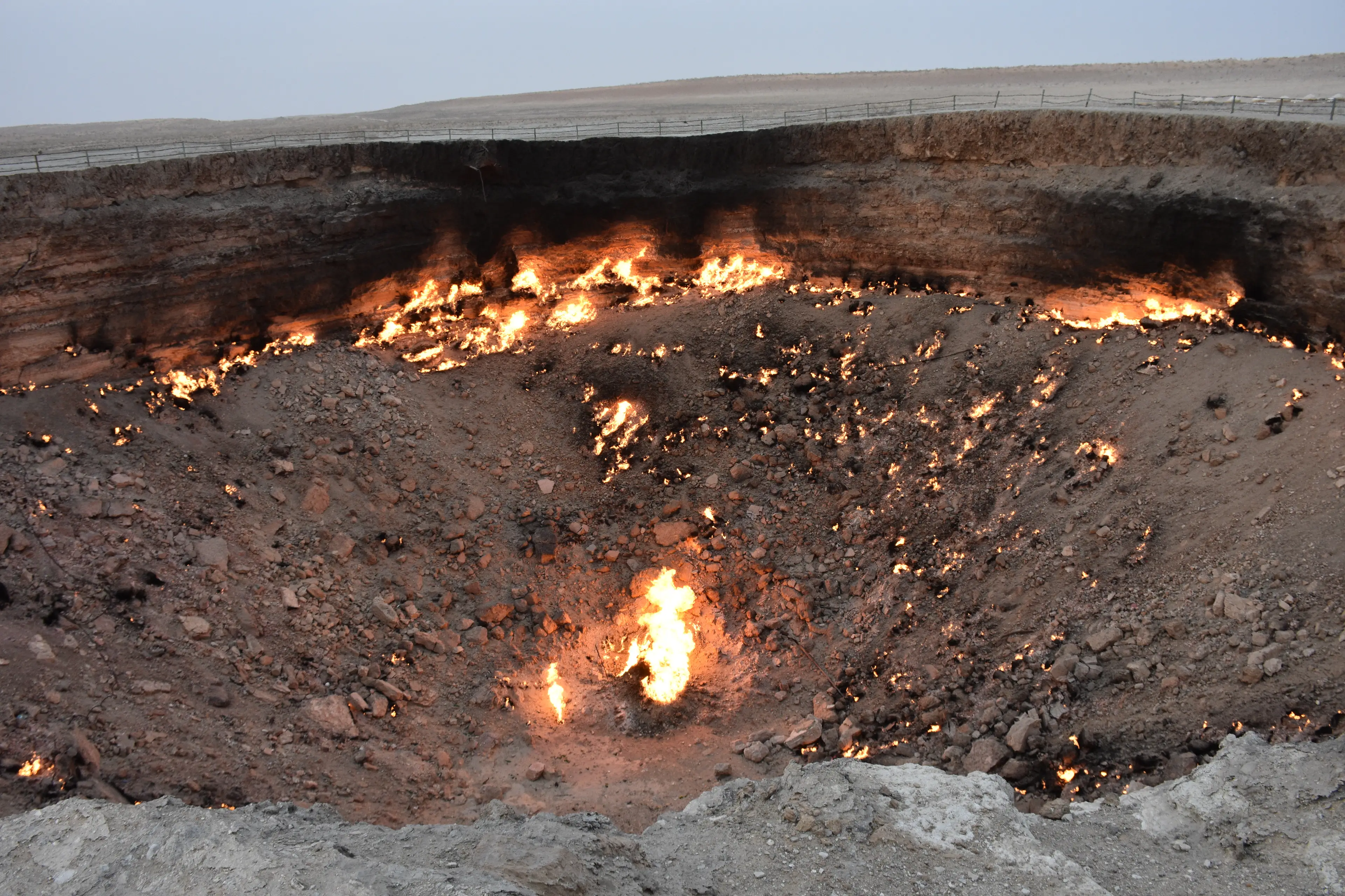 The site is still burning today. (Merdan Velhanov/Anadolu Agency via Getty Images)