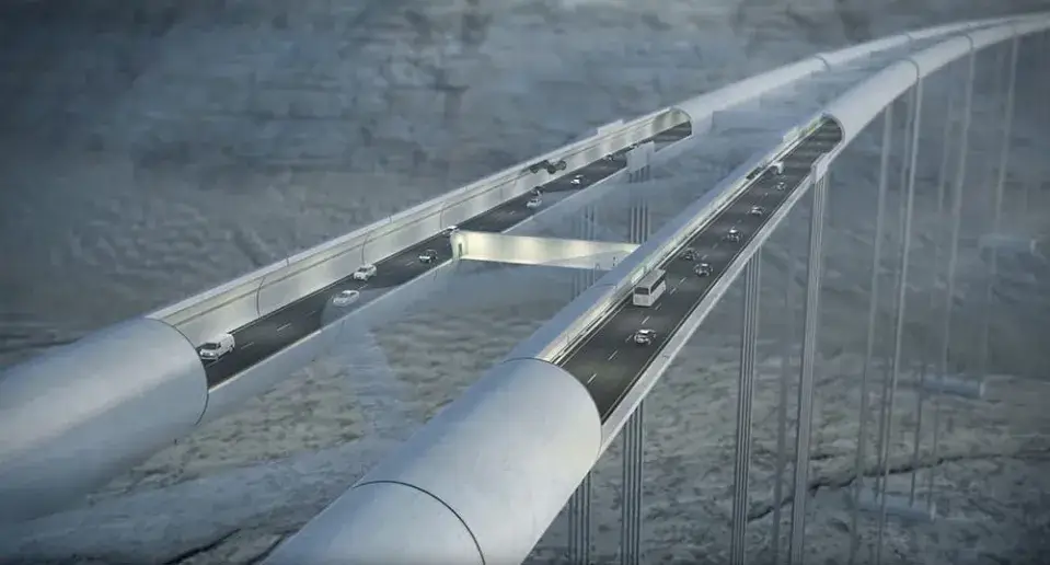 The Rogfast tunnel will be the longest and deepest underground tunnel in the world once it's completed. (Statens vegvesen)