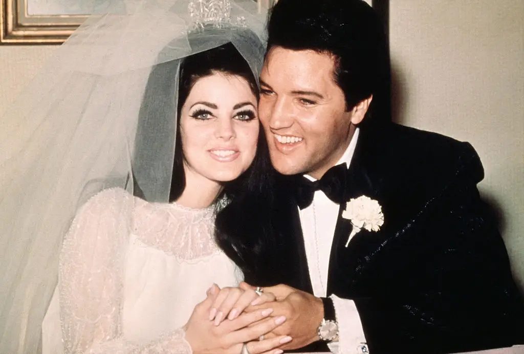 Elvis and Priscilla got married in 1967, years after they met for the first time (Bettmann/Getty)