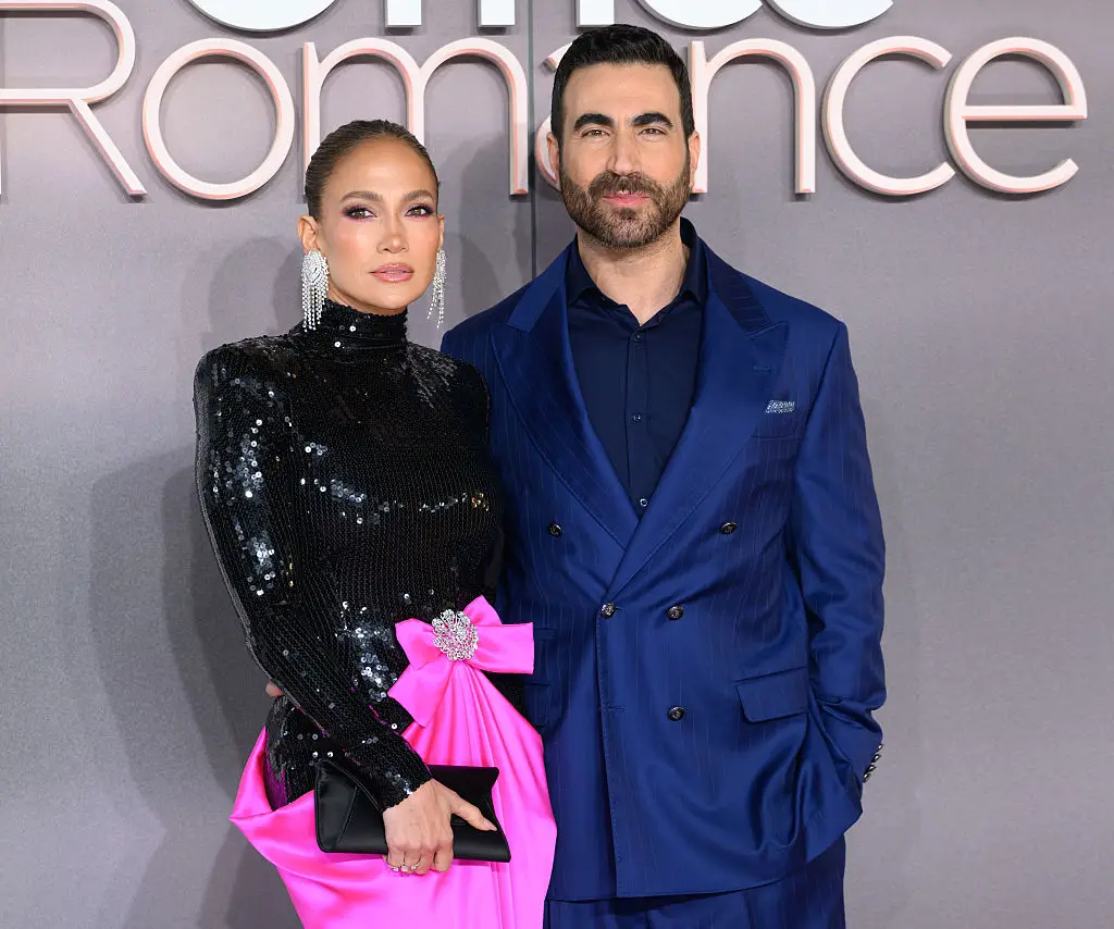 J-Lo was chatting with co-star Brett Goldstein when she said she loved the 1993 movie True Romance (Karwai Tang/WireImage)