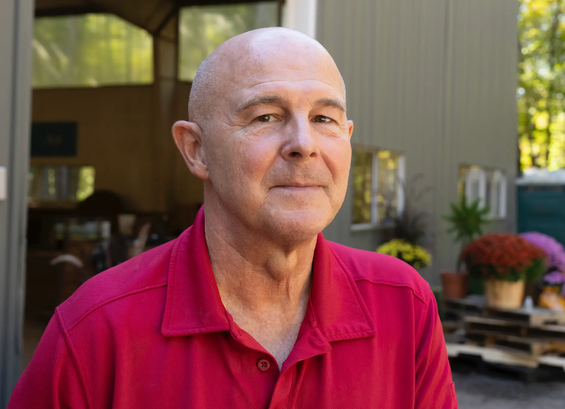 Stefan Horlacher felt 'helpless' after seeing the attacks on the World Trade Centre (National Geographic/Virginia Sherwood)