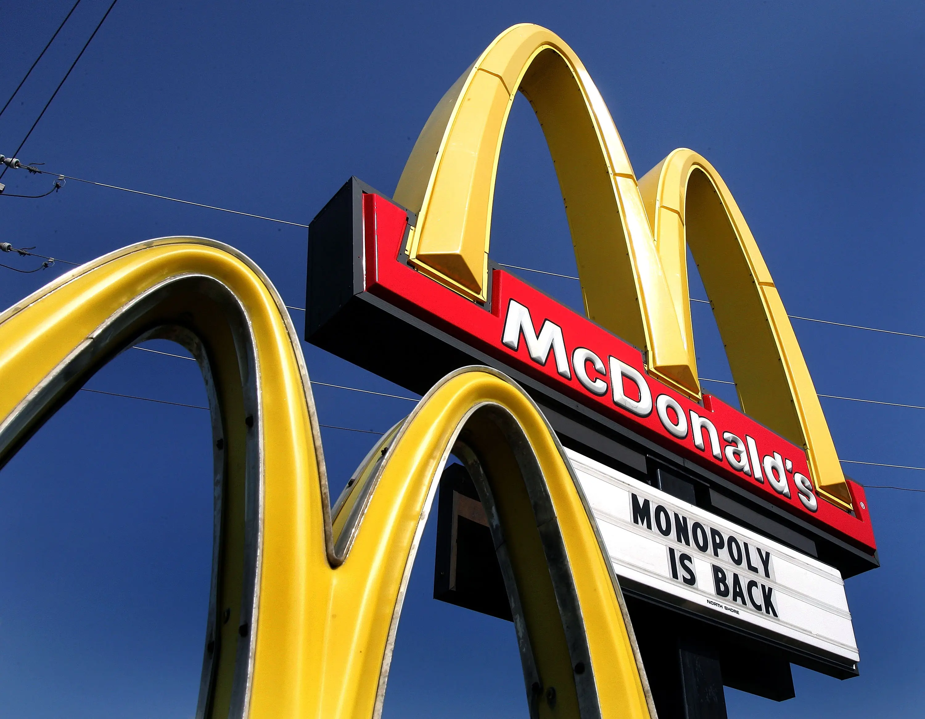 McDonald's Monopoly returns in September. (Tim Boyle/Getty Images)