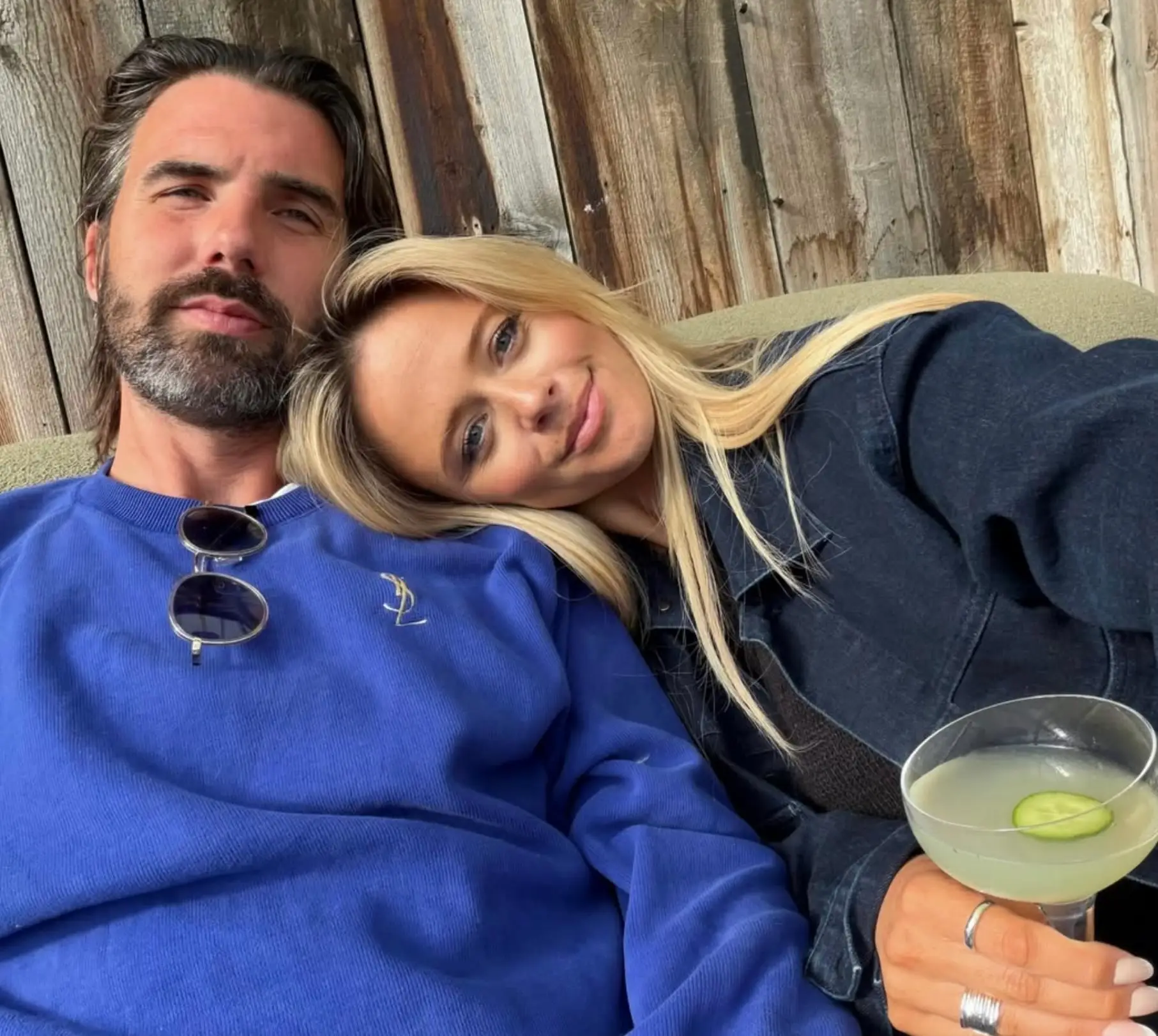 Atack emphasised that her and Garner are 'not blood related' (Instagram/@emilyatack)