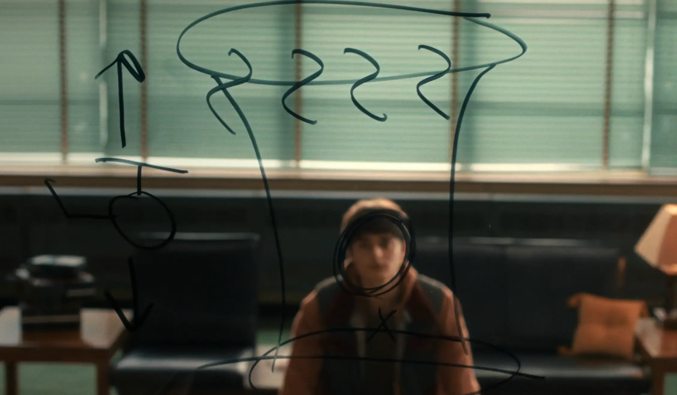 The shot lingers on Will at the centre of the Upside Down (Netflix)